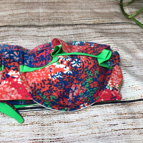 $5/25 Vix Paula Hermanny Floral Ruffle Band Bikini - Picture 4 of 15